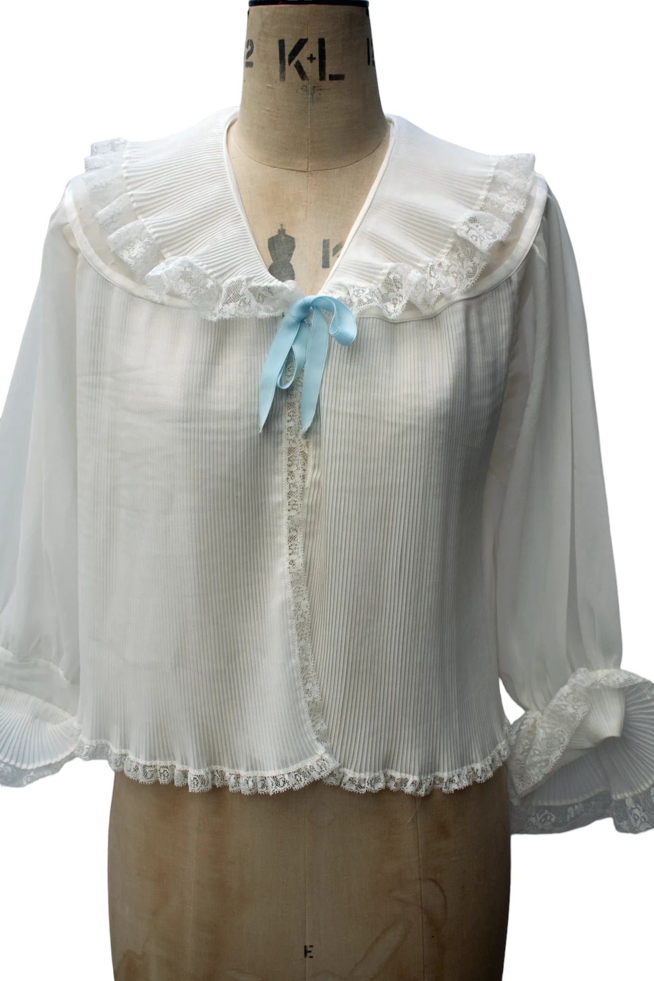 Elysium - 1960's Sheer Cropped Bed Jacket – Evocative Vintage